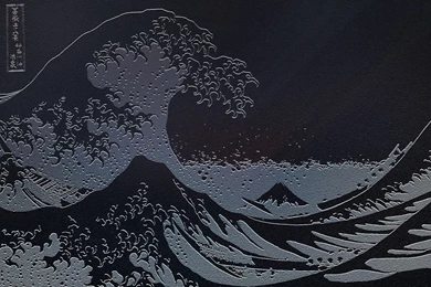 Waves Japanese Artwork The Great Wave Off Kanagawa Sea Wallpapers ...