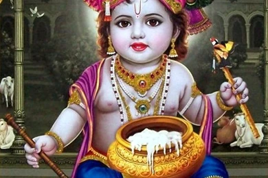 GOD HD WALLPAPERS: Baby Krishna HD Wallpapers