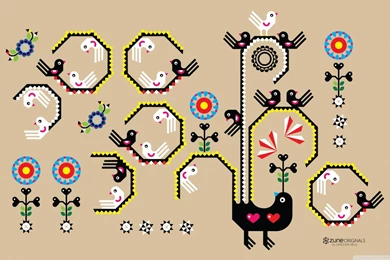 Zune Digital Cross Stitch HD Desktop Wallpapers : Widescreen : High ...