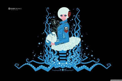 Zune Art   Girl HD Desktop Wallpapers : Widescreen : High ...