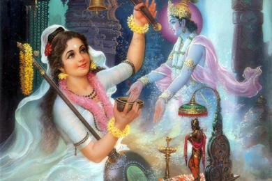 Lord Krishna And Meera Wallpapers