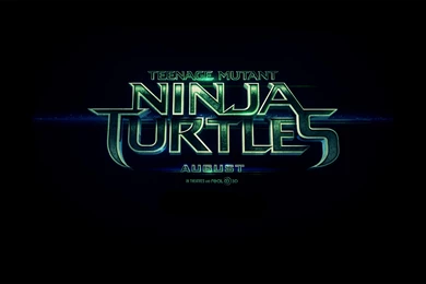 2014 Teenage Muntant Ninja Turtles Movie Logo Poster HD Wallpapers