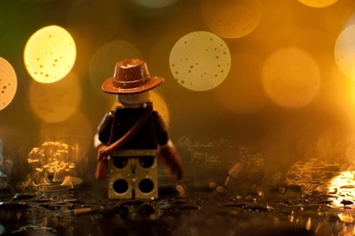 Indiana Jones Lego In The Rain HD Desktop Wallpapers : High ...