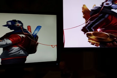 SKT Zed And TPA Shen Wallpapers (lolesports Twitter) For Dual ...