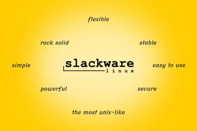 Slackware Linux Blog By İsmail: Slackware Wallpapers (Sari)