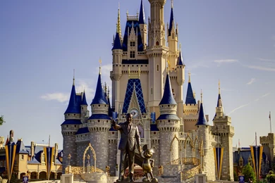 Daytime Cinderella Castle Wallpapers For Iphone