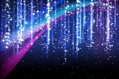 Abstract Backgrounds With Luminous Cool Bands.