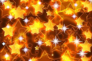 Abstract Backgrounds With Luminous Stars.