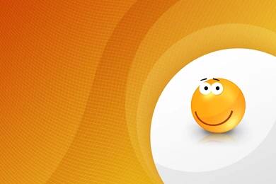 Orange Smiley Wallpapers
