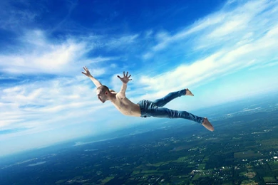 Falling Man HD · Download Free Wide HD Wallpapers