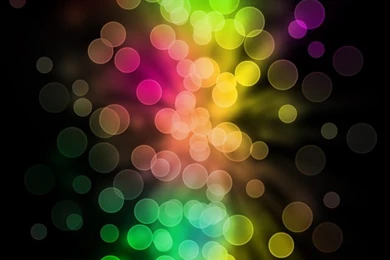 Colorful Bokeh iPhone 5 Wallpapers