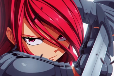 Erza Scarlet In Fairy Tail HD Desktop Wallpapers : Widescreen ...
