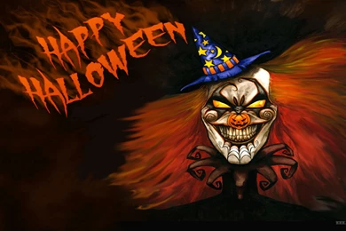 Scary Clown Halloween 3d Abstract Wallpapers