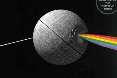 Death Star Pink Floyd Star Wars The Dark Side Of The Moon ...