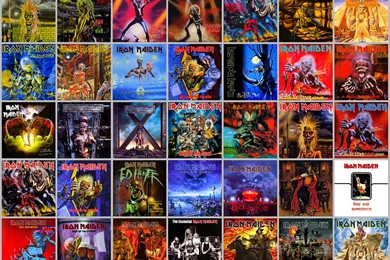 Album Collage   Iron Maiden Wallpapers (38438985)   Fanpop