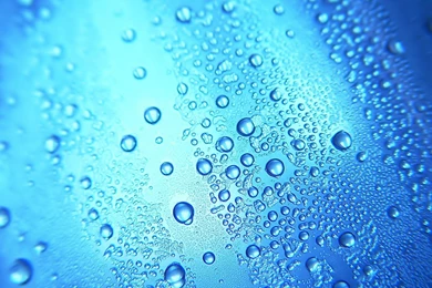 Condensation Water Drops Abstract Glass Blue Hd Wallpapers ...