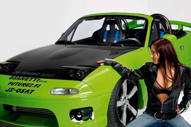 Exotic Car With Hot Model High Resolution Wallpapers Gallery ...