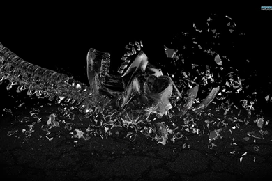 Broken Glass Skull Wallpapers   Artistic Wallpapers