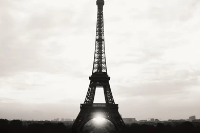 Eiffel Tower Wallpapers Black And White   Wallpapers High Definition