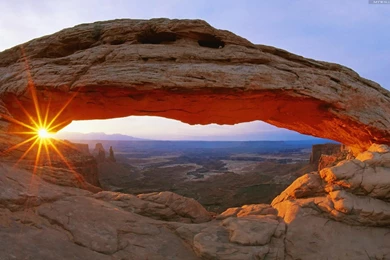 Natural Bridge Sunrise >> HD Wallpaper, Get It Now!