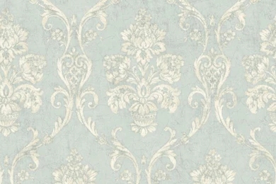 OM91901 Light Blue Damask   Domenico   Raymond Waites Wallpapers
