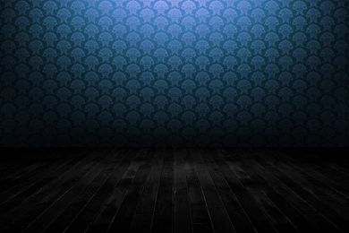 Blue Pattern Wall And Wooden Floor HD Desktop Wallpapers ...