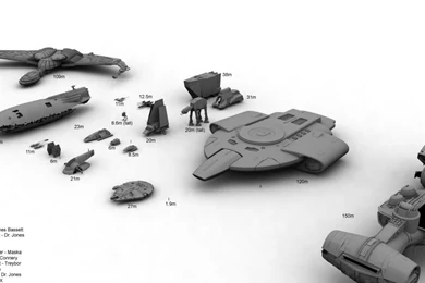 Star Wars Comparisons Ships Wallpapers   (