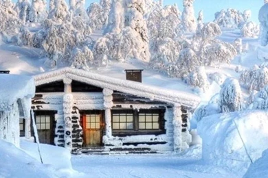 Wallpapers Full Hd 1080 X 1920 Smartphone Snow Winter Chalet   1080 ...