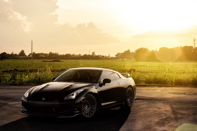 Nissan GTR On ADV1 Wheels Wallpapers In 2880x1800 Resolution