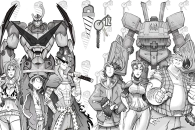 Team Gurren. Team Megas. By SRYMoND On DeviantArt