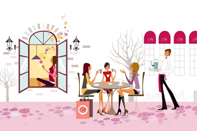 Fashion Illustration Women Wallpapers 15734   Backgrounds Color ...