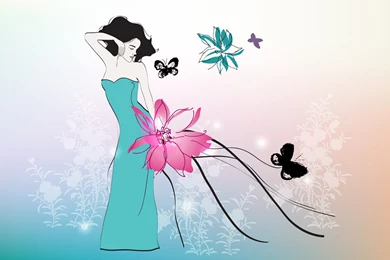 Fashion Women Illustration Wallpapers 15429   Fashion Women ...