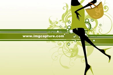 1152x864 Green Fashion Pattern Girl Desktop PC And Mac Wallpapers