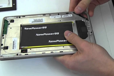 How To Replace The Barnes & Noble NOOK Tablet Battery   YouTube
