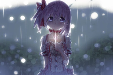 Sad Girl Anime Mahou Shoujo Madoka Magica Wallpapers And Images ...