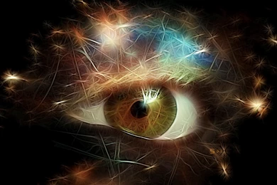 All seeing Eye The Universe Abstract