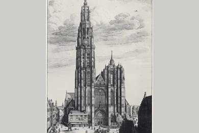 AntwerpenDie Cathedral Of Notre Dame , Hollar Wenzel Wallpapers