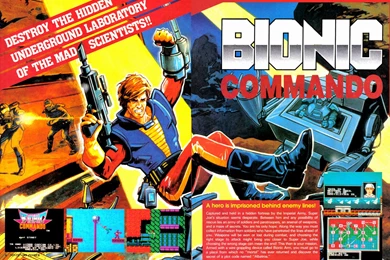 8 Bit City: Bionic Commando Nintendo Power Scans