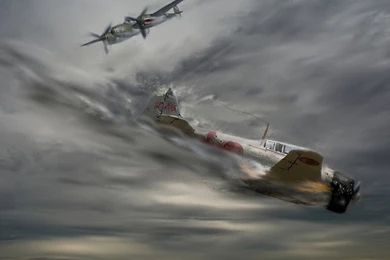 Drawing War Battle Art Planes Ww2 War Military Wallpapers ...
