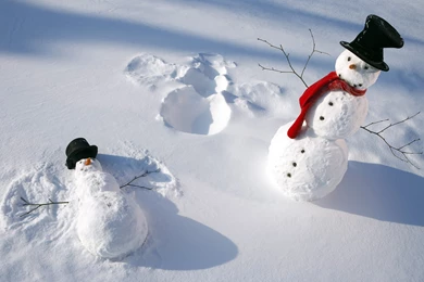 Snow, Jest, Scarf, Snowman, Cap Wallpapers And Images   Wallpapers ...