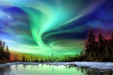 What Causes The Aurora Borealis Northern Lights   Wallpaper.