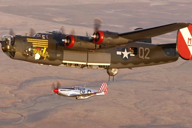 B 25 Mitchel P 51 Mustang >> HD Wallpaper, Get It Now!