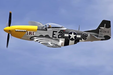 P51 MUSTANG LOU IV WALLPAPER   (