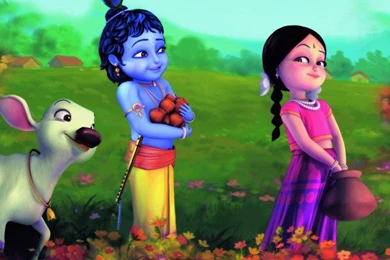 1280x800 Lord Krishna