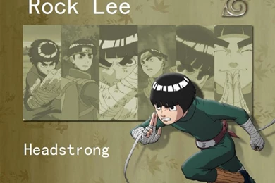 Naruto Shippuden Rock Lee Wallpapers   (
