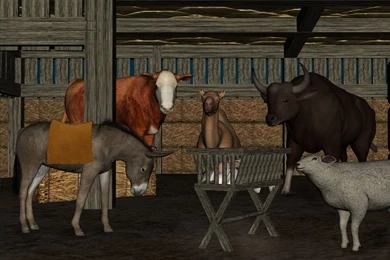 The Nativity Scene: Desktop Wallpapers