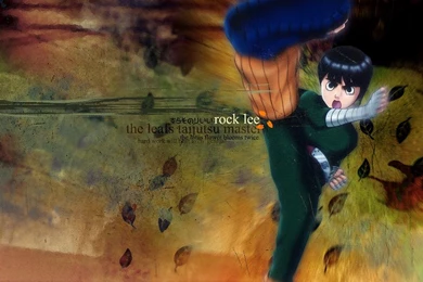 Naruto Shippuden Rock Lee Wallpapers   (