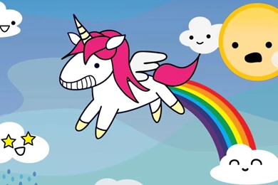 Jestingstock.com Farting Unicorn Wallpapers