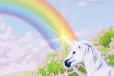 Princess Castle With Unicorn Wallpapers Mural (Style 1) [Style 1 ...