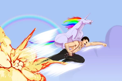 Men Unicorns Fantasy Art Freddie Mercury Rainbows Cromartie High ...